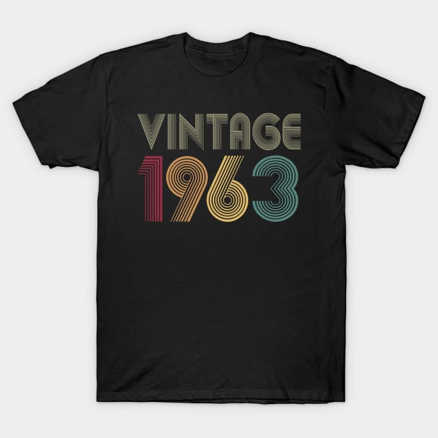 57th Birthday 1963 Gift Vintage Classic T-Shirt by key_ro